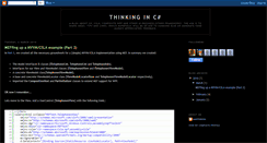 Desktop Screenshot of ithinksharp.blogspot.com