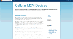 Desktop Screenshot of m2m-cellular.blogspot.com