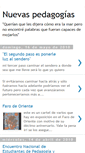 Mobile Screenshot of pedagogiasnuevas.blogspot.com