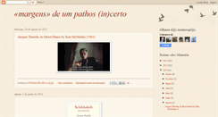 Desktop Screenshot of margensdeumpathosincerto.blogspot.com