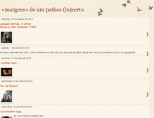 Tablet Screenshot of margensdeumpathosincerto.blogspot.com