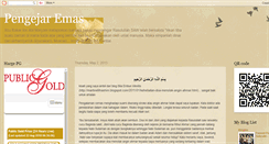 Desktop Screenshot of pengejaremas.blogspot.com