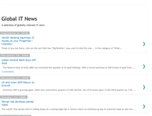 Tablet Screenshot of globalitnews.blogspot.com