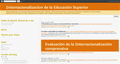 Desktop Screenshot of internacionalizacion.blogspot.com