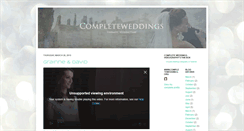 Desktop Screenshot of completeweddings.blogspot.com