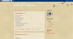 Desktop Screenshot of loveasithappenedtome.blogspot.com