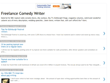 Tablet Screenshot of freelancecomedywriter.blogspot.com