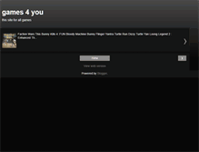 Tablet Screenshot of games4-y.blogspot.com