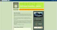 Desktop Screenshot of marvelousdiversion-games.blogspot.com