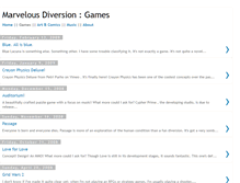 Tablet Screenshot of marvelousdiversion-games.blogspot.com