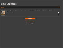 Tablet Screenshot of bilderundideen.blogspot.com