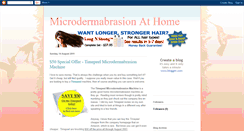 Desktop Screenshot of microdermabrasionathome.blogspot.com