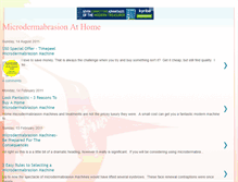 Tablet Screenshot of microdermabrasionathome.blogspot.com