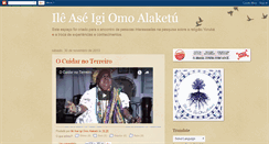 Desktop Screenshot of igiomoalaketu.blogspot.com