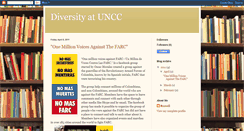 Desktop Screenshot of diversityatuncc.blogspot.com