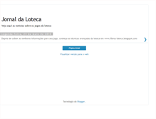 Tablet Screenshot of jornal-loteca.blogspot.com