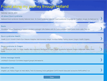 Tablet Screenshot of foundalongthejourneythroughholland.blogspot.com