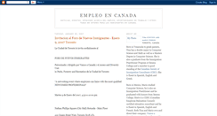 Desktop Screenshot of empleo-en-canada.blogspot.com