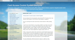 Desktop Screenshot of card-access.blogspot.com