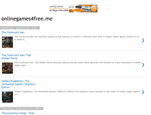 Tablet Screenshot of onlinegames4freeme.blogspot.com