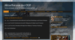 Desktop Screenshot of aktuellesausdercgf.blogspot.com