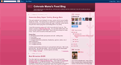 Desktop Screenshot of colorado-mama-foodblog.blogspot.com
