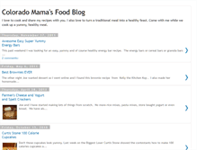 Tablet Screenshot of colorado-mama-foodblog.blogspot.com