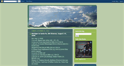 Desktop Screenshot of chasingteddy.blogspot.com