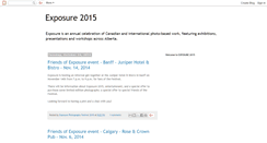 Desktop Screenshot of exposurephotofestival.blogspot.com