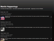 Tablet Screenshot of manilahappenings.blogspot.com