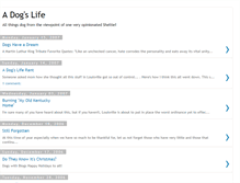 Tablet Screenshot of dogslifeblog.blogspot.com