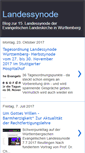 Mobile Screenshot of landessynode.blogspot.com
