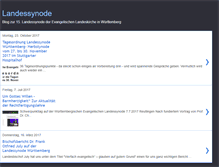 Tablet Screenshot of landessynode.blogspot.com