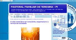 Desktop Screenshot of pastoralfamiliarteresina.blogspot.com