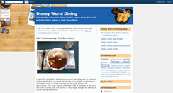 Desktop Screenshot of disney-world-dining.blogspot.com