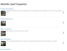 Tablet Screenshot of michellejosefcarpentry.blogspot.com