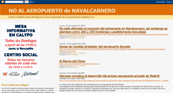 Desktop Screenshot of noalaeropuerto.blogspot.com