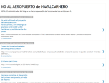 Tablet Screenshot of noalaeropuerto.blogspot.com
