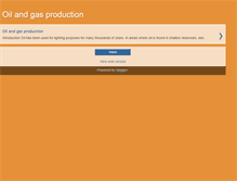 Tablet Screenshot of oil-and-gas.blogspot.com