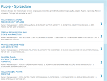 Tablet Screenshot of kupie-sprzedam.blogspot.com