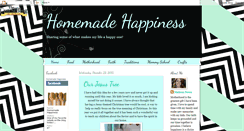 Desktop Screenshot of homemadehappinesswithbecky.blogspot.com