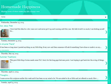 Tablet Screenshot of homemadehappinesswithbecky.blogspot.com
