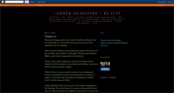 Desktop Screenshot of amberglassfire.blogspot.com