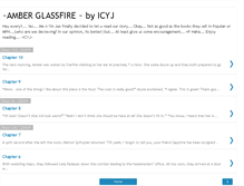 Tablet Screenshot of amberglassfire.blogspot.com