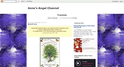 Desktop Screenshot of annesangelchannel.blogspot.com