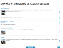 Tablet Screenshot of internacionaldemedicinacelular.blogspot.com