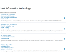 Tablet Screenshot of bestinformationtechnology.blogspot.com
