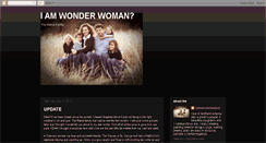 Desktop Screenshot of iamwunderwoman.blogspot.com