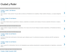 Tablet Screenshot of ciudadypoder.blogspot.com