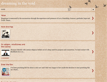 Tablet Screenshot of dreaminginthevoid.blogspot.com